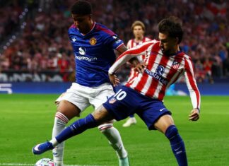 El Atlético de Madrid supera al Manchester United y estrena su casillero de victorias en Champions El Atlético de Madrid supera al Manchester United y estrena su casillero de victorias en Champions