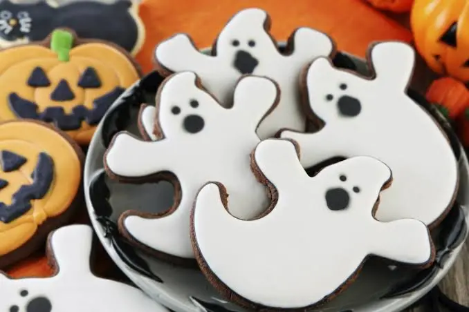 Galletas-con-forma-de-fantasma galletas
