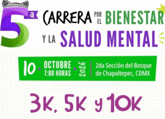 Carrera por la Salud Mental celebra cinco años en Chapultepec con recorridos de 3K, 5K y 10K Carrera por la Salud Mental