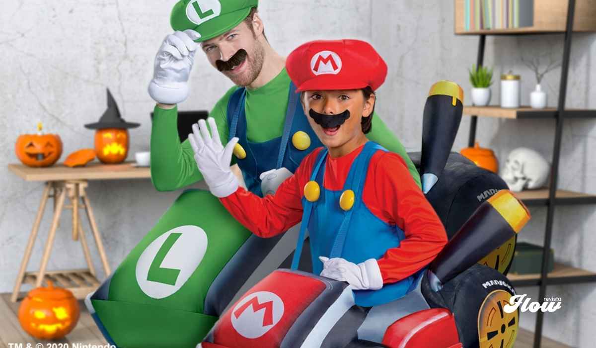 Mario y Luigi disfraz