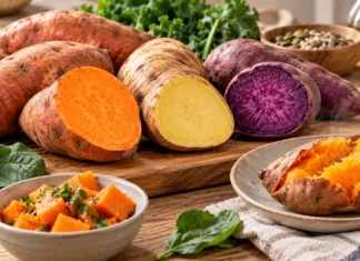 Camote, una raíz nutritiva que aporta vitaminas y fibra a la alimentación