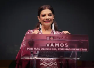 Clara Brugada enfrenta críticas por posible aumento al predial en CDMX durante debate sobre desarrollo urbano clara brugada